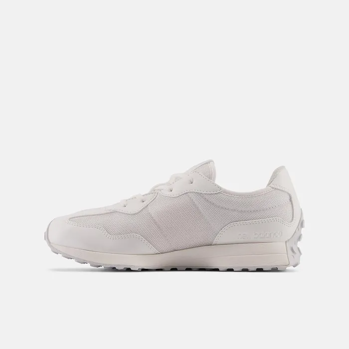 Big Kids Size 35 8211 7 Kids Newbalance 327 White With Quartz Grey Big Kids Size 35 8211 7 Kids Newbalance 327 White With Quartz Grey