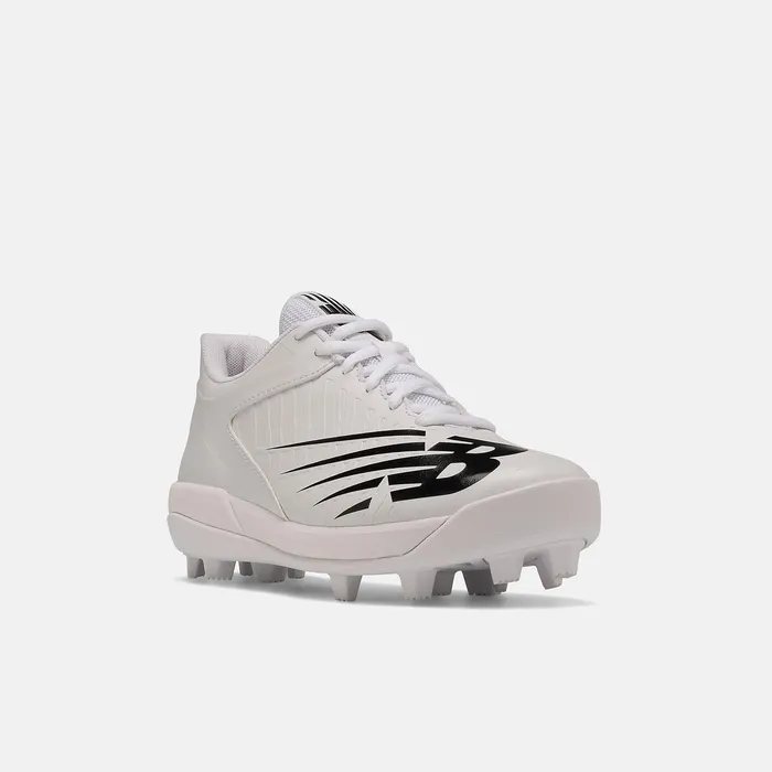 Big Kids Size 35 8211 7 Kids Newbalance 4040 V6 Rubber Molded White With Black Big Kids Size 35 8211 7 Kids Newbalance 4040 V6 Rubber Molded White With Black