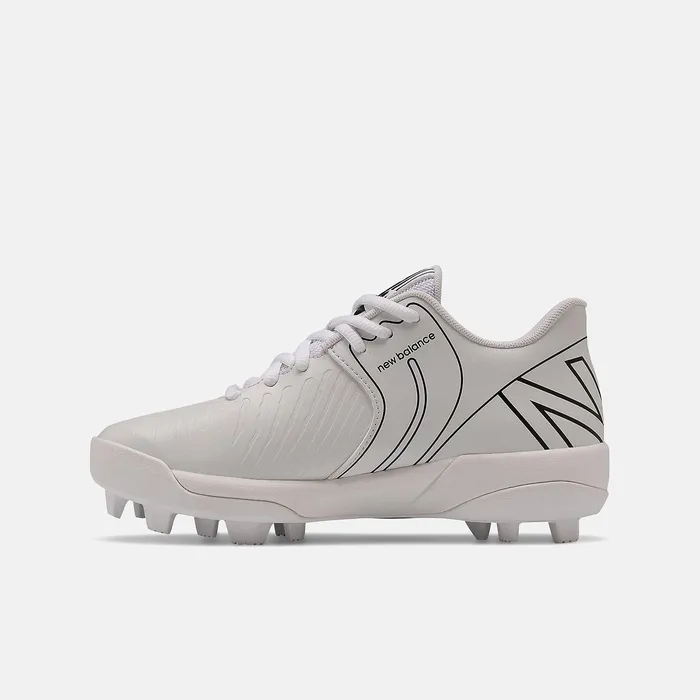 Big Kids Size 35 8211 7 Kids Newbalance 4040 V6 Rubber Molded White With Black Big Kids Size 35 8211 7 Kids Newbalance 4040 V6 Rubber Molded White With Black