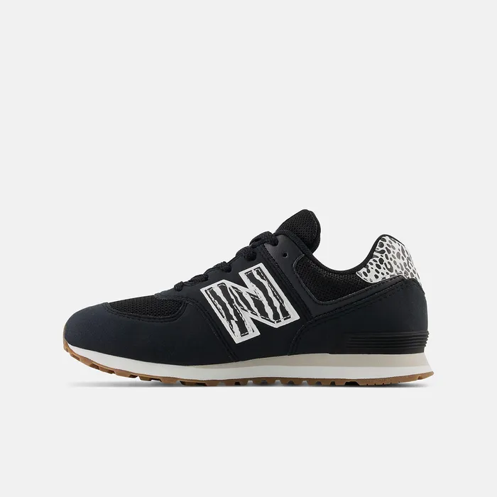 Big Kids Size 35 8211 7 Kids Newbalance 574 Black With White Big Kids Size 35 8211 7 Kids Newbalance 574 Black With White