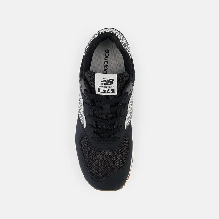 Big Kids Size 35 8211 7 Kids Newbalance 574 Black With White Big Kids Size 35 8211 7 Kids Newbalance 574 Black With White