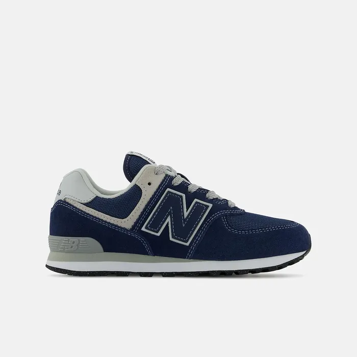 Big Kids Size 35 8211 7 Kids Newbalance 574 Core Navy With White