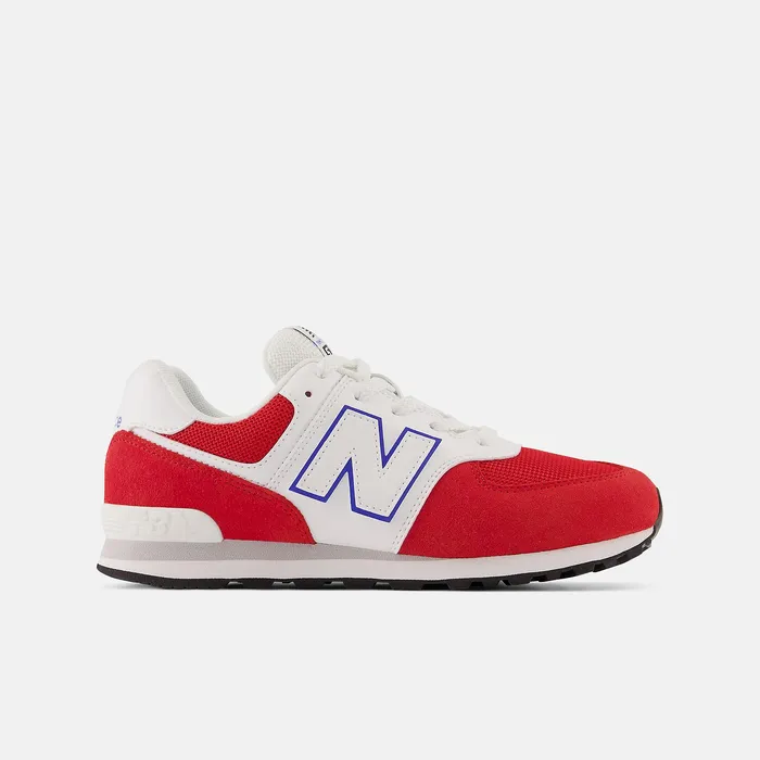 Big Kids Size 35 8211 7 Kids Newbalance 574 Team Red With White And Bright Lapis