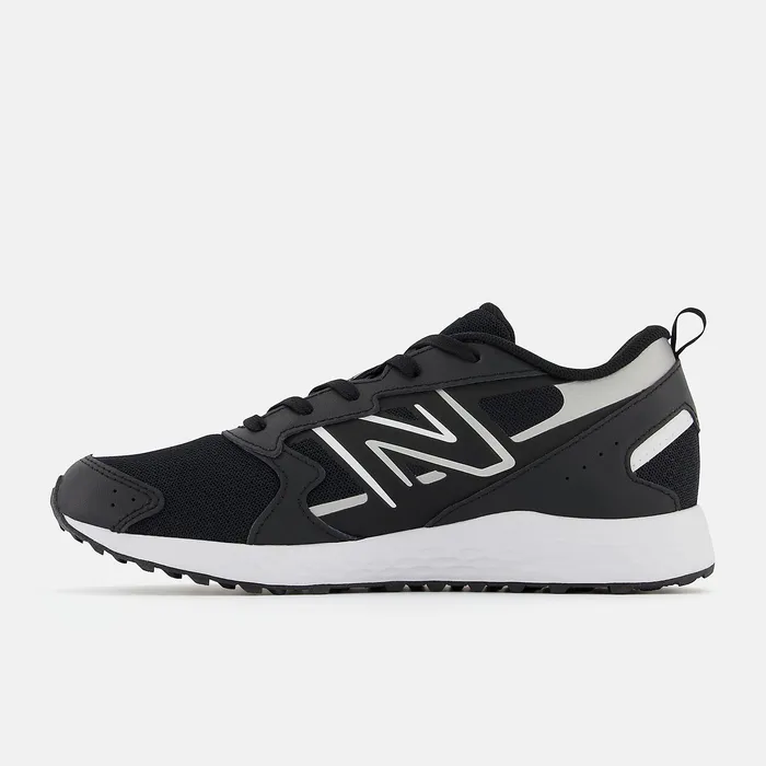Big Kids Size 35 8211 7 Kids Newbalance Fresh Foam 650v1 Black With Metallic Silver And White Big Kids Size 35 8211 7 Kids Newbalance Fresh Foam 650v1 Black With Metallic Silver And White
