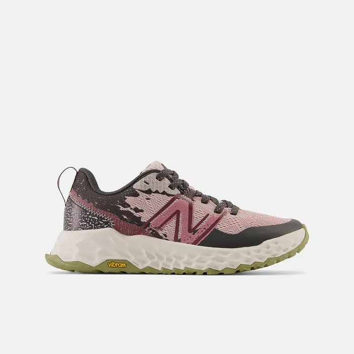Big Kids Size 35 8211 7 Kids Newbalance Fresh Foam Hierro V7 Stone Pink With Washed Burgundy And Blacktop