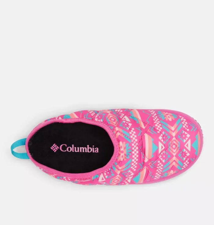 Big OmniHeat Lazy Bend Camper Shoe Pink Ice Geyser Kids Columbia Sportswear Big Kids Sizes 1Y 8211 7Y