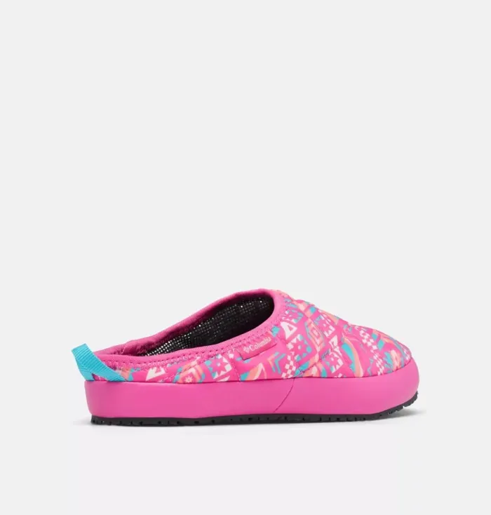 Big OmniHeat Lazy Bend Camper Shoe Pink Ice Geyser Kids Columbia Sportswear Big Kids Sizes 1Y 8211 7Y