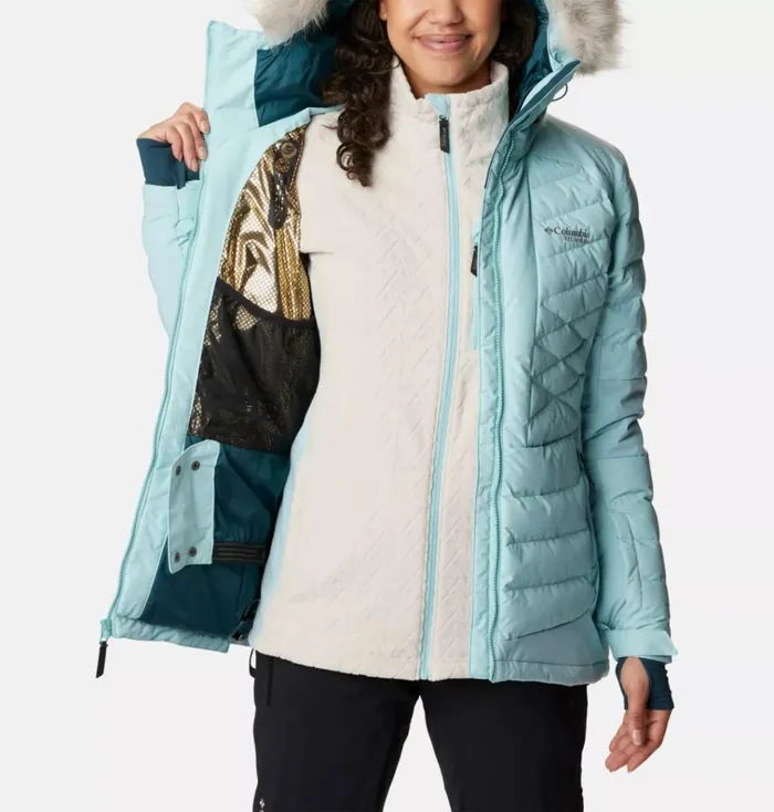 Bird Mountain II Insulated Jacket Aqua Haze Womens Columbia Sportswear Insulated and Down Bird Mountain II Insulated Jacket Aqua Haze Womens Columbia Sportswear Insulated and Down