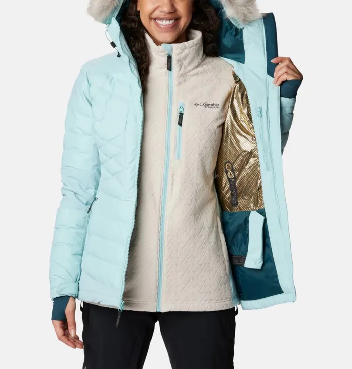 Bird Mountain II Insulated Jacket Aqua Haze Womens Columbia Sportswear Insulated and Down Bird Mountain II Insulated Jacket Aqua Haze Womens Columbia Sportswear Insulated and Down