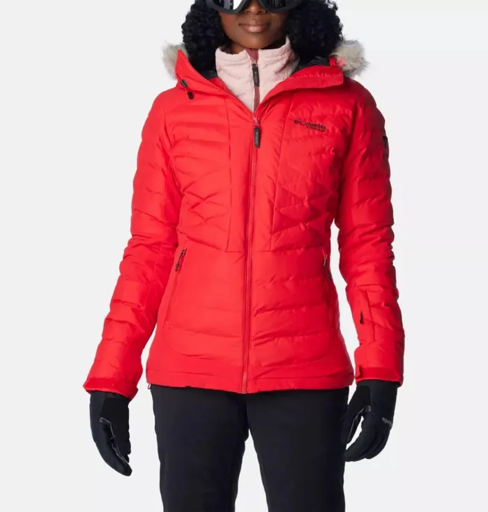 Bird Mountain II Insulated Jacket Red Lily Womens Columbia Sportswear Insulated and Down Bird Mountain II Insulated Jacket Red Lily Womens Columbia Sportswear Insulated and Down