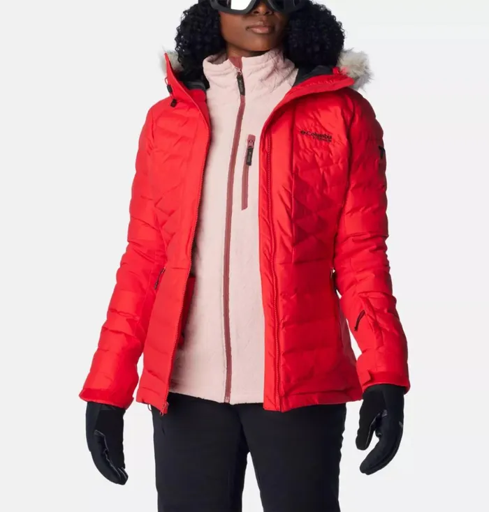 Bird Mountain II Insulated Jacket Red Lily Womens Columbia Sportswear Insulated and Down Bird Mountain II Insulated Jacket Red Lily Womens Columbia Sportswear Insulated and Down