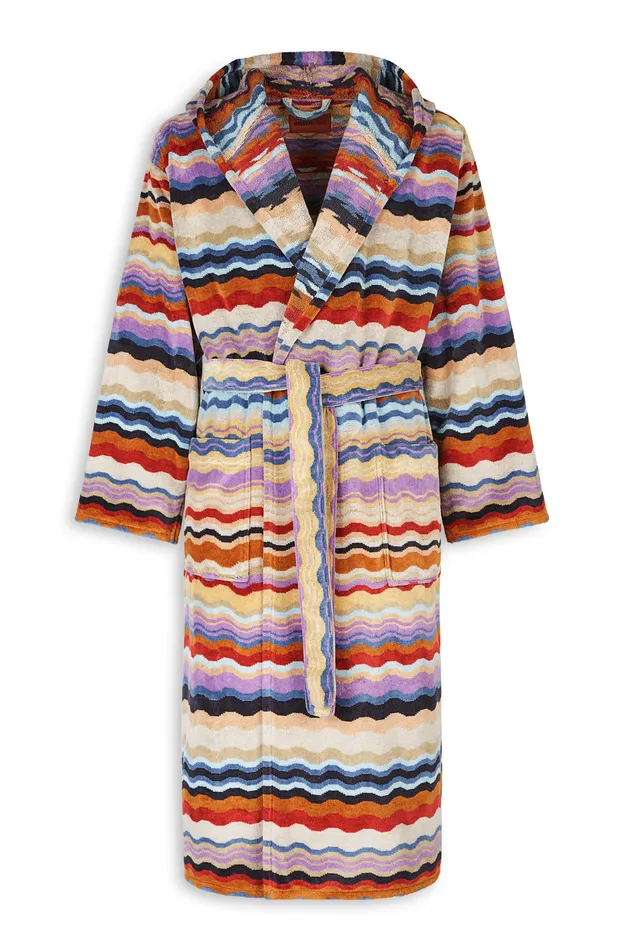 Bonnie Hooded Bathrobe Multicoloured Women Missoni Bathrobes
