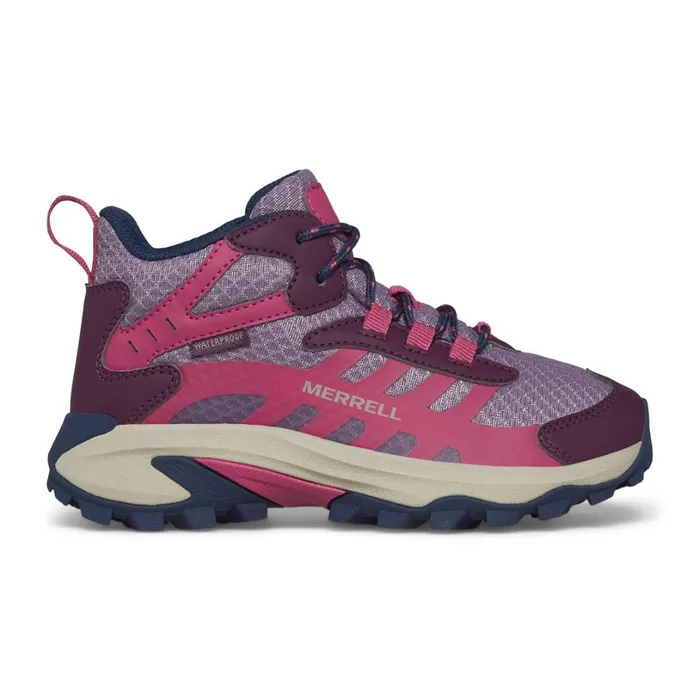 Boots Kids Merrell Big Moab Speed 2 Mid Waterproof Berry