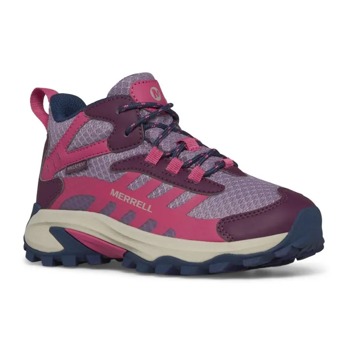 Boots Kids Merrell Big Moab Speed 2 Mid Waterproof Berry
