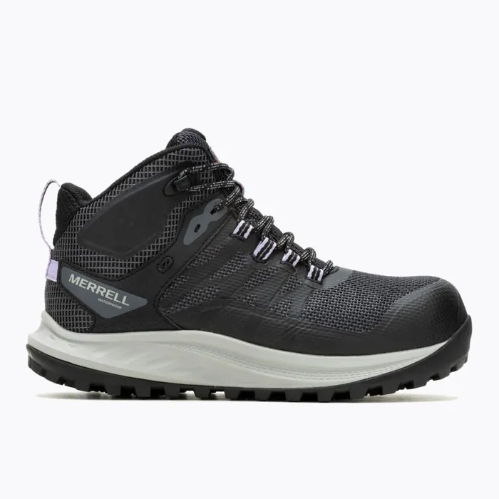 Boots Women Merrell Antora Mid Waterproof Carbon Fiber Shoe Black