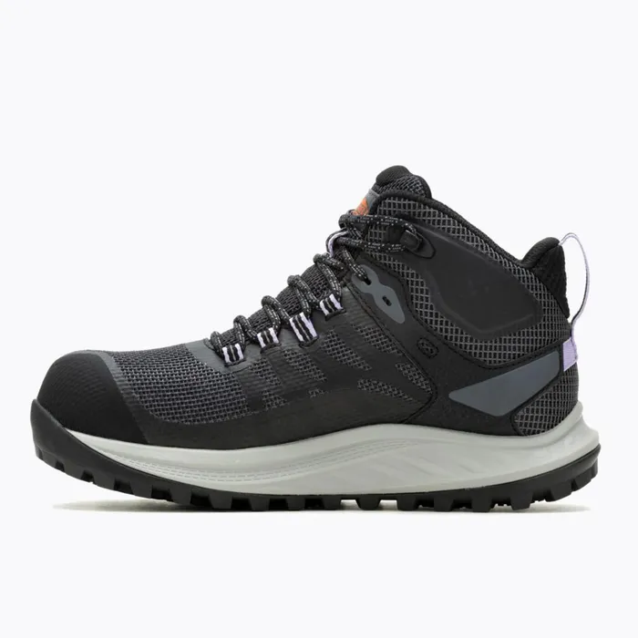 Boots Women Merrell Antora Mid Waterproof Carbon Fiber Shoe Black
