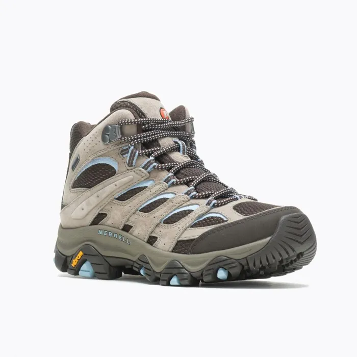 Boots Women Merrell Moab 3 Mid GoreTex Wide Width Brindle
