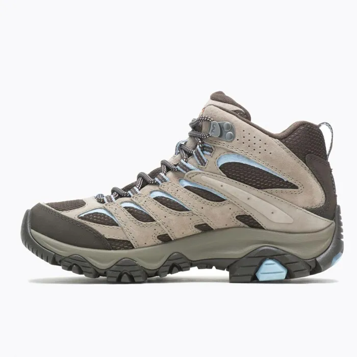 Boots Women Merrell Moab 3 Mid GoreTex Wide Width Brindle
