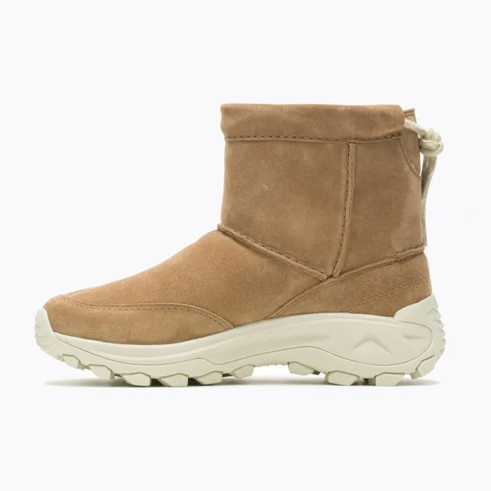 Boots Women Merrell Winter Pull On Wide Width Camel