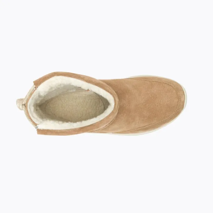 Boots Women Merrell Winter Pull On Wide Width Camel