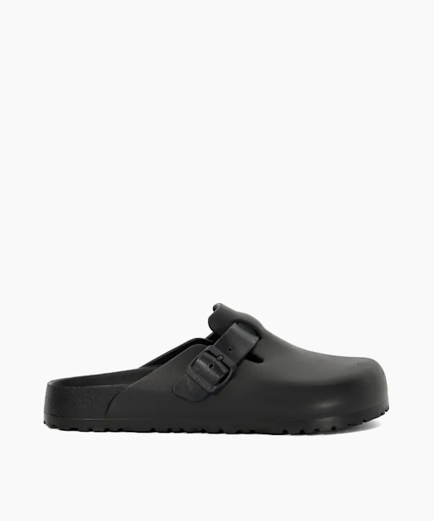 Boston Eva Mens Black Boston EVA Clogs Dune London Black Men Dune London Casual Sandals