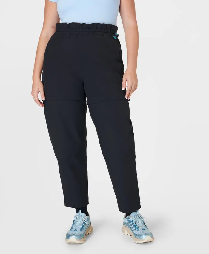 Bottoms Women Merrell Ascend Convertible Hiking Pant X Sweaty Betty Black