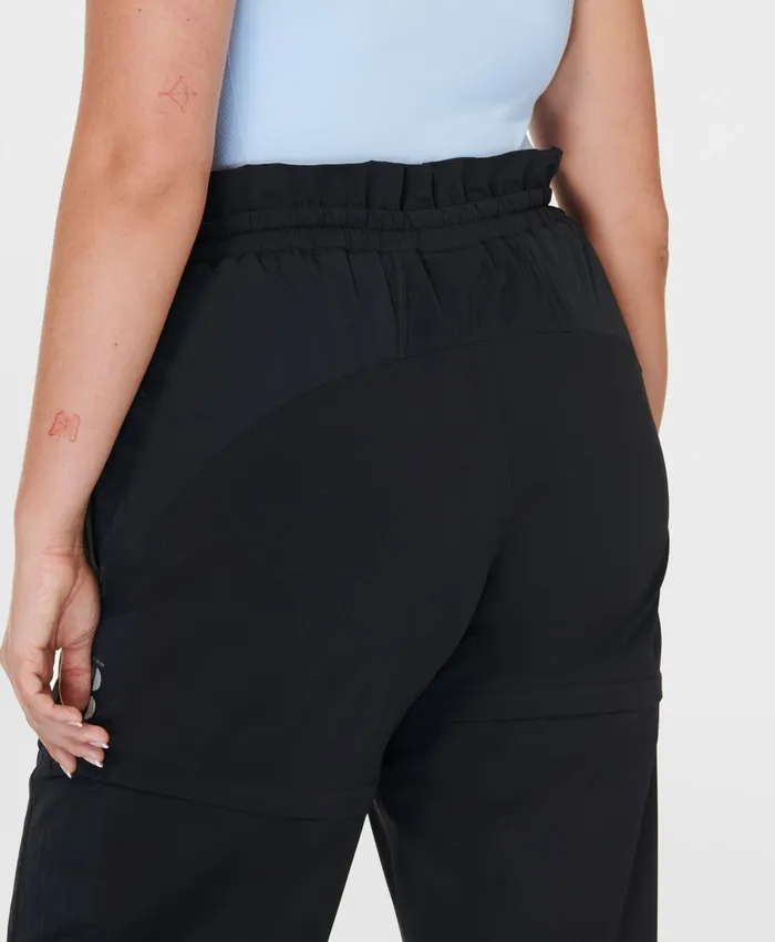 Bottoms Women Merrell Ascend Convertible Hiking Pant X Sweaty Betty Black