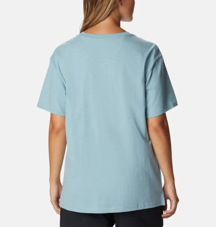 Break It Down TShirt Stone Blue Womens Columbia Sportswear Short Sleeve
