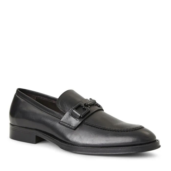 Bruno Magli Corrado Bit Leather LoaferBlack Men Loafers and Slipons