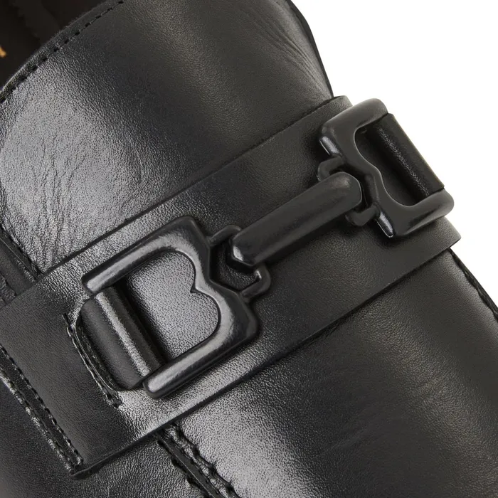 Bruno Magli Corrado Bit Leather LoaferBlack Men Loafers and Slipons