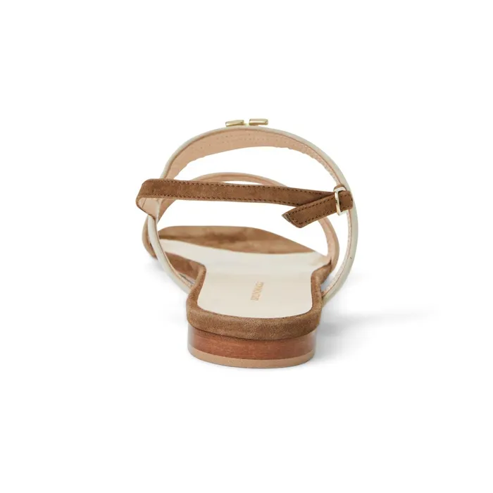 Bruno Magli PORTIA Sandal BROWNNATURAL SUEDE Women Sandals and Slides