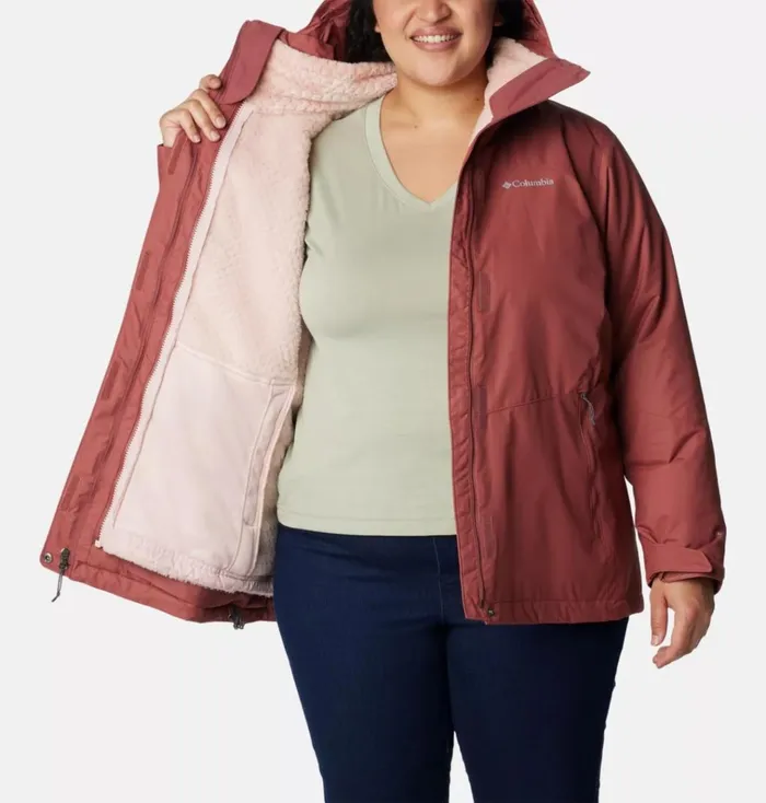 Bugaboo II Fleece Interchange Jacket 8211 Plus Beetroot Womens Columbia Sportswear 3in1 Interchange Bugaboo II Fleece Interchange Jacket 8211 Plus Beetroot Womens Columbia Sportswear 3in1 Interchange