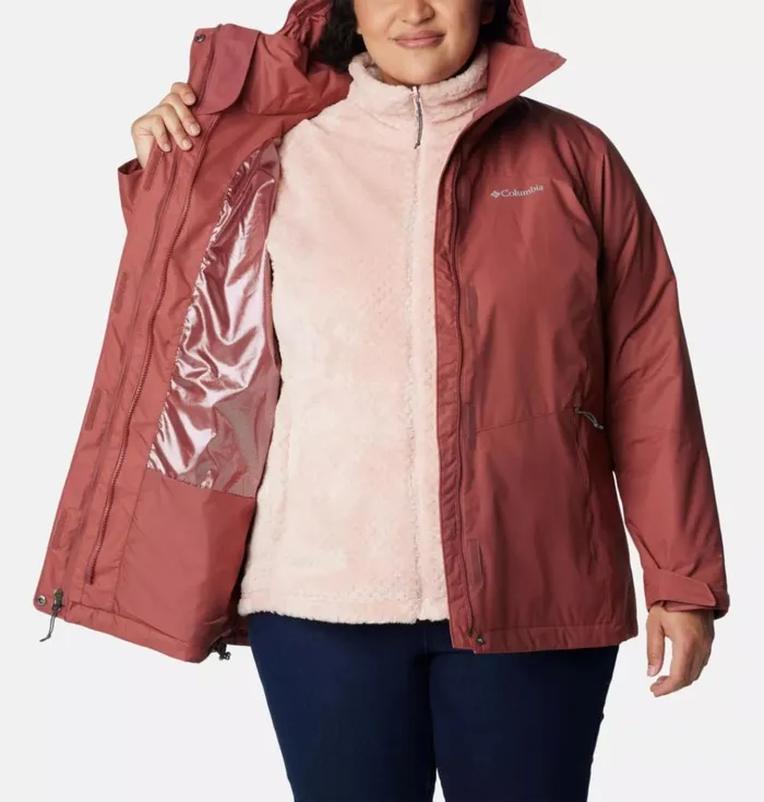 Bugaboo II Fleece Interchange Jacket 8211 Plus Beetroot Womens Columbia Sportswear 3in1 Interchange Bugaboo II Fleece Interchange Jacket 8211 Plus Beetroot Womens Columbia Sportswear 3in1 Interchange
