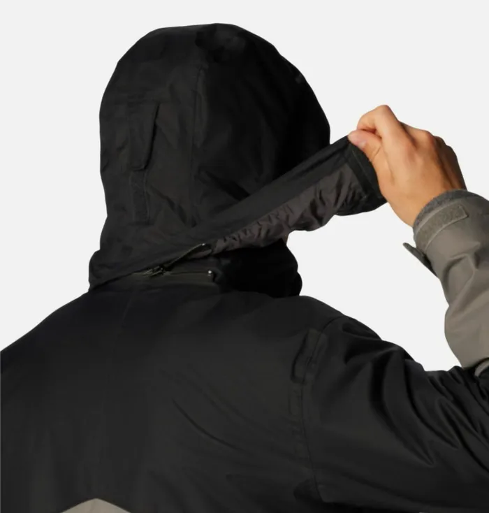 Bugaboo II Fleece Interchange Jacket City Grey Black Mens Columbia Sportswear 3in1 Interchange Bugaboo II Fleece Interchange Jacket City Grey Black Mens Columbia Sportswear 3in1 Interchange