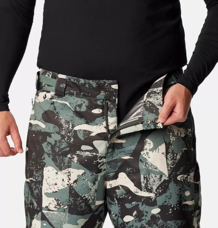 Bugaboo IV Insulated Ski Pants 8211 Big Metal Geoglacial Print Mens Columbia Sportswear Pants Bugaboo IV Insulated Ski Pants 8211 Big Metal Geoglacial Print Mens Columbia Sportswear Pants