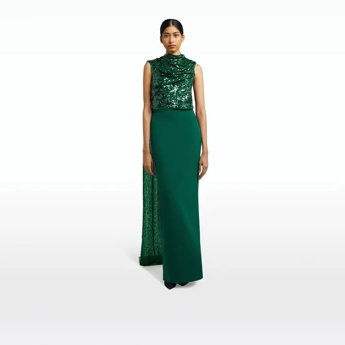 Caral Botanic Long Dress Women Safiyaa Dresses