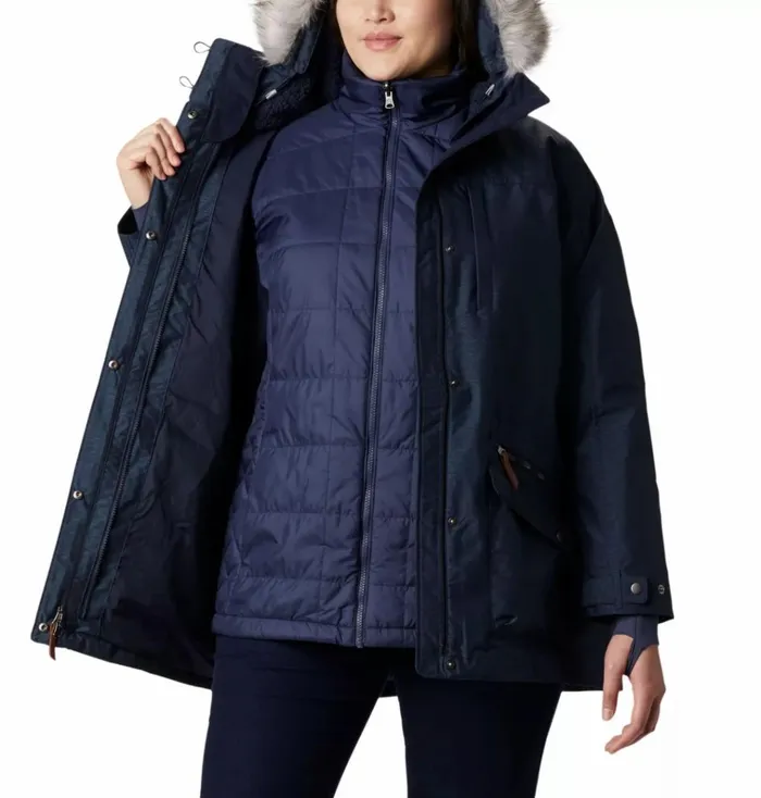 Carson Pass Interchange Jacket 8211 Plus Size Dark Nocturnal Womens Columbia Sportswear Insulated and Down Carson Pass Interchange Jacket 8211 Plus Size Dark Nocturnal Womens Columbia Sportswear Insulated and Down