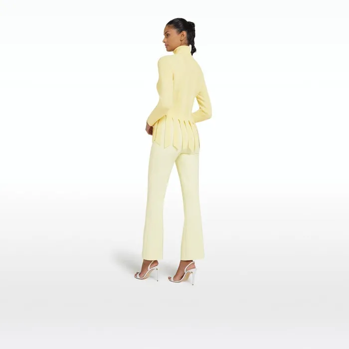 Cava Pale Primrose Knit Women Safiyaa Tops