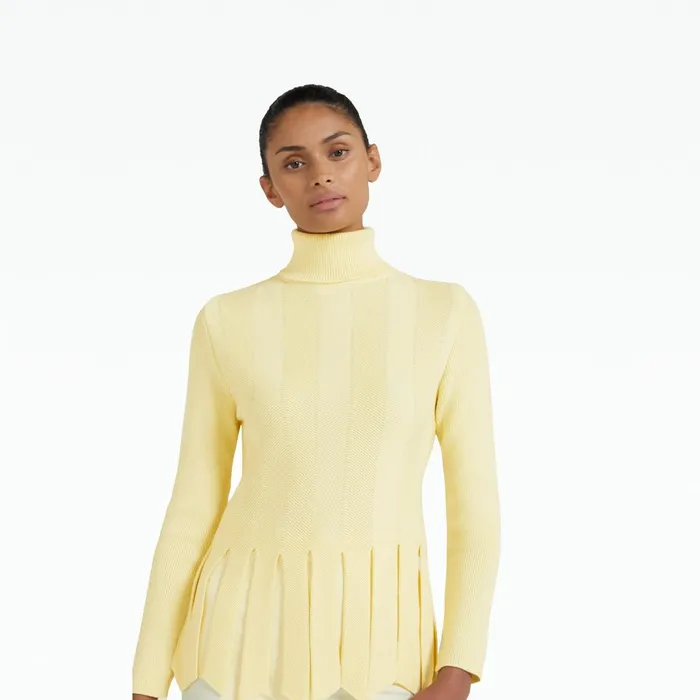 Cava Pale Primrose Knit Women Safiyaa Tops