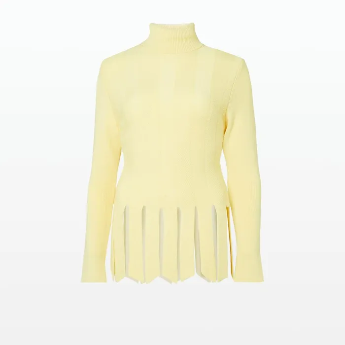 Cava Pale Primrose Knit Women Safiyaa Tops