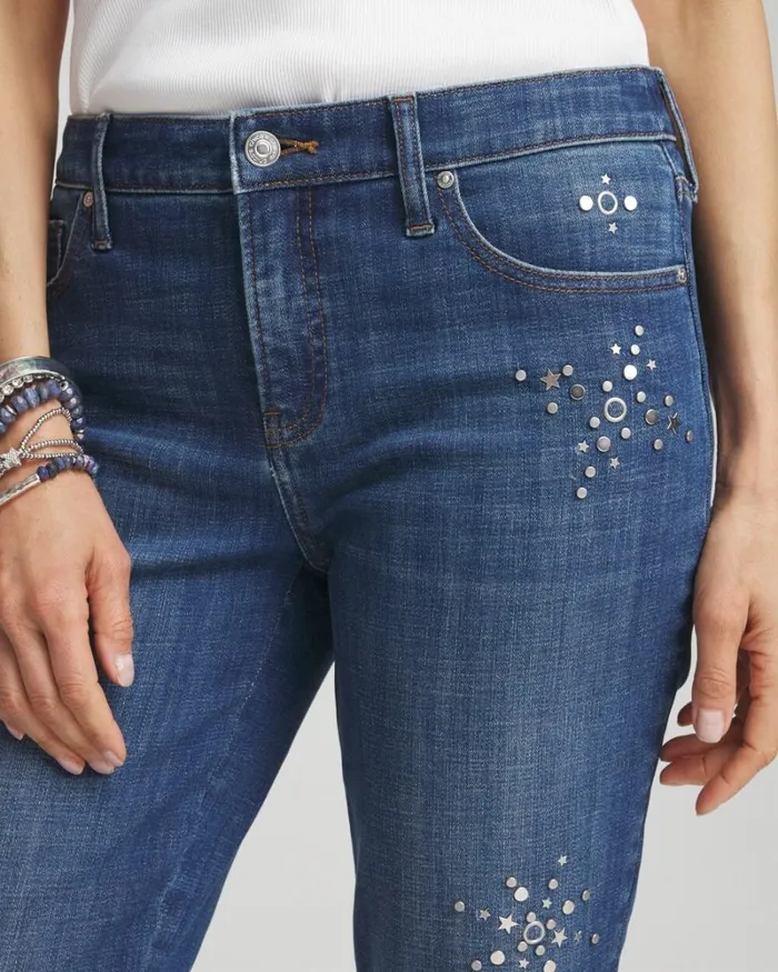 Chico039s Matching Sets Girlfriend Americana Fireworks Cropped Jeans Katina Indigo 8211 Clothing Chico039s Matching Sets Girlfriend Americana Fireworks Cropped Jeans Katina Indigo 8211 Clothing