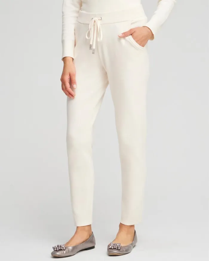 Chico039s Pants Zenergy Luxe Cashmere Blend Ankle Pants English Cream 8211 Clothing