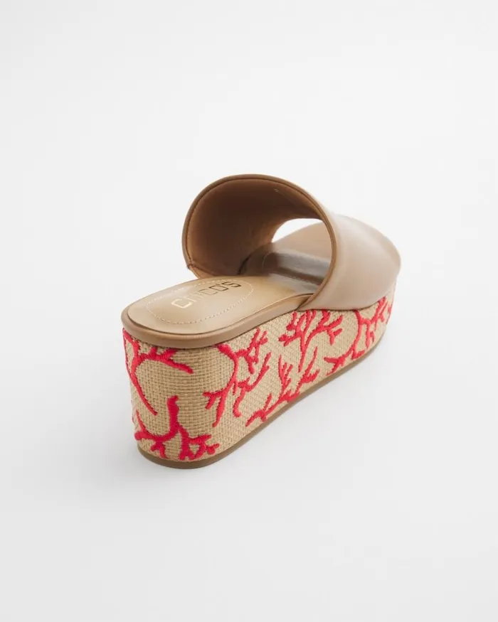 Chico039s Shoes Wedge Sandals Tan 8211 Shoes and Accessories