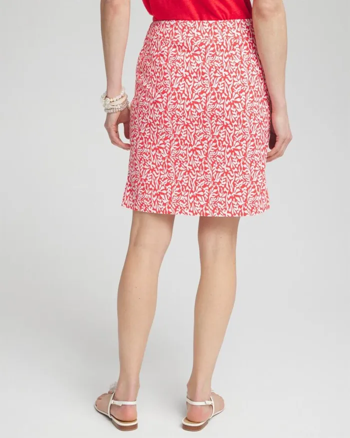 Chico039s Shorts Brigitte PullOn Reef Print Skort Watermelon Punch 8211 Clothing Chico039s Shorts Brigitte PullOn Reef Print Skort Watermelon Punch 8211 Clothing