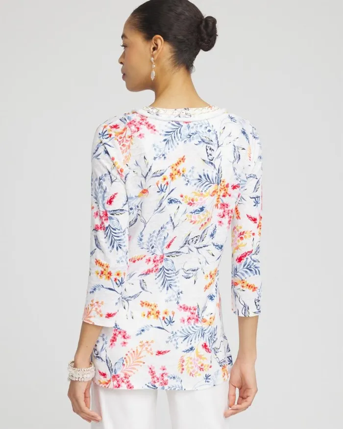 Chico039s Tops Linen Nautical Embellished Tunic Watermelon Punch 8211 Clothing Chico039s Tops Linen Nautical Embellished Tunic Watermelon Punch 8211 Clothing