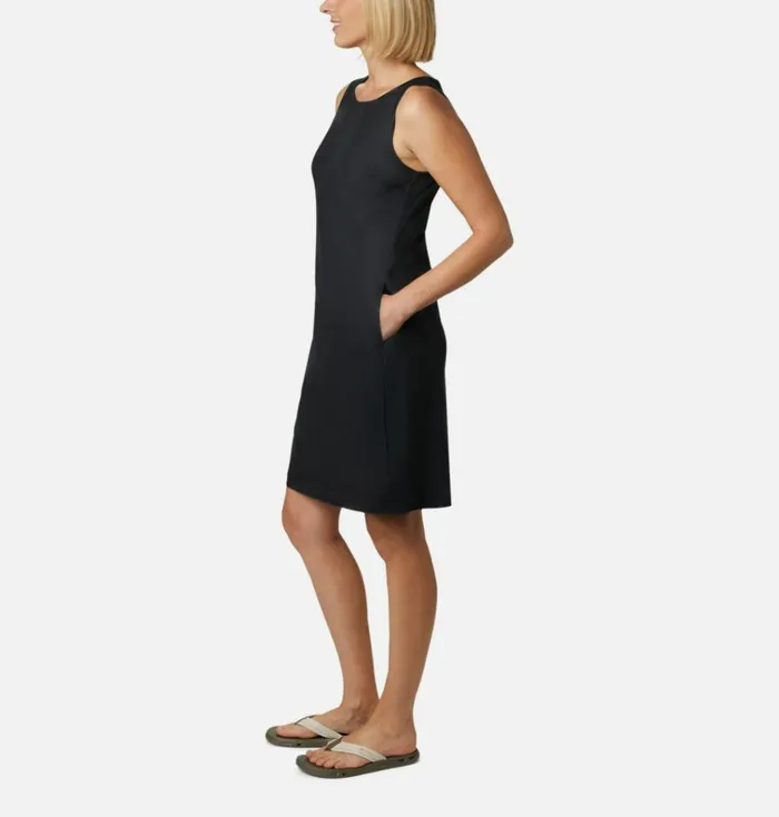 Chill River Printed Dress Black Womens Columbia Sportswear Dresses