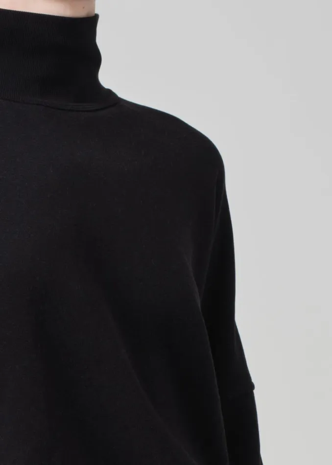 Citizens Of Humanity Cara Turtleneck In Black Women Tops