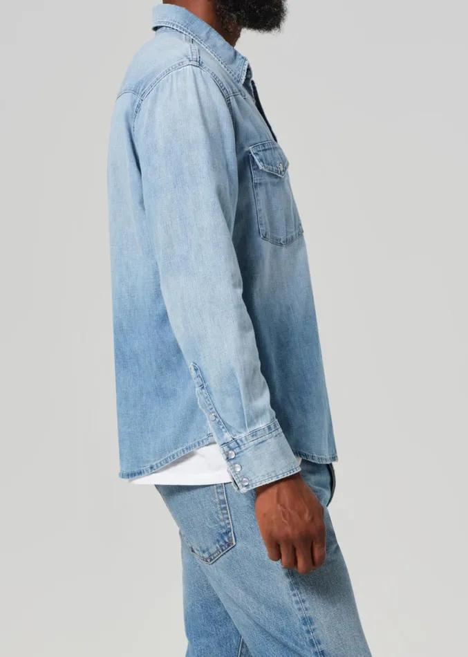 Citizens Of Humanity Western Shirt In Oren Men Shirts