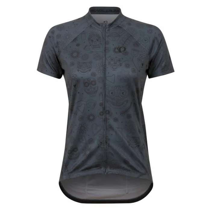 Classic Jersey Dark Ink Sugar Skull Women PEARL IZUMi Jerseys