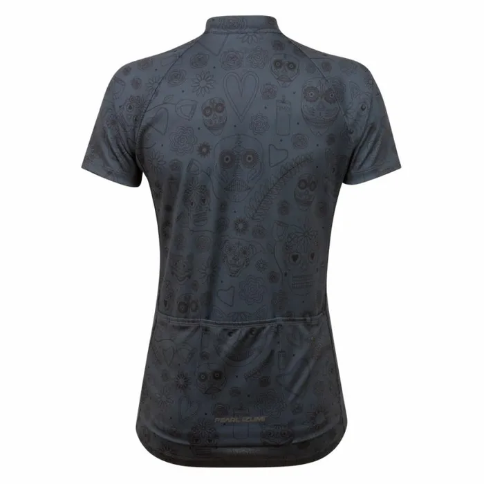 Classic Jersey Dark Ink Sugar Skull Women PEARL IZUMi Jerseys